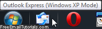Outlook Express running in Windows 7 with Virtual PC and XP Mode