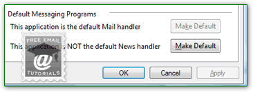 Change Vista's default email client to Windows Mail