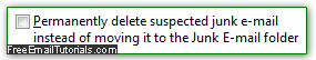 Make Windows Mail automatically delete junk mail