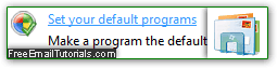 Set Windows Mail as default email program in Vista