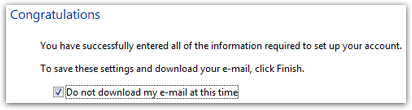 Immediately download Yahoo! Mail emails - or not