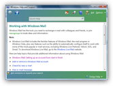 Windows Mail help in Windows Vista