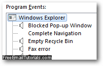 Customize and mute Internet Explorer sounds in Windows 7