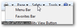 Customize toolbar settings in Internet Explorer 8