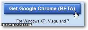 how to set google chrome as default browser windows xp