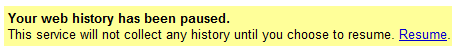 Google confirms search history tracking is paused