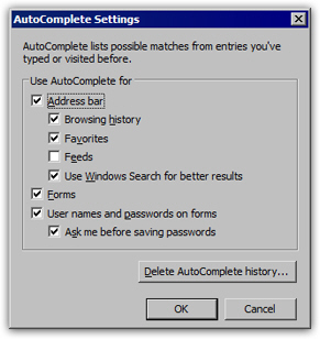 Disable autocomplete altogether