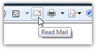Read Mail command in Internet Explorer