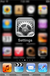 Access iPhone and iPod touch settings