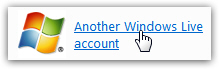 Add people as contacts from another Windows Live Hotmail account