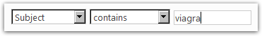 Use email filters to automatically sort Hotmail emails