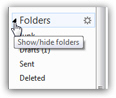 Show your email folders on the side of Hotmail