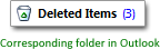 Deleted Items folder in Outlook 2007