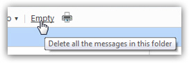 Windows Live Hotmail introduces the empty Junk mail folder command (to delete all spam)