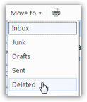 Empty Hotmail inbox