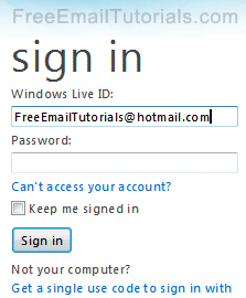 hotmail email sign in