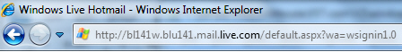 Hotmail.com emails hosted by Live.com