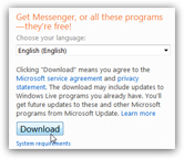 Hotmail Messenger download