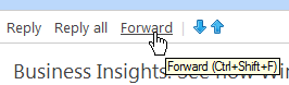 Forwarding emails with Hotmail