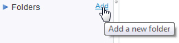 Add a new folder in Yahoo Mail