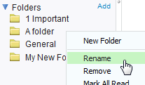 Rename a folder