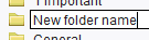 Rename the folder to a title of your choice