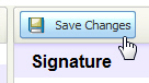 Save signature settings in Yahoo Mail
