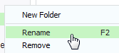 Rename a folder with the keyboard in Yahoo Mail