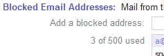 Blocked senders vs. reporting emails as junk mail