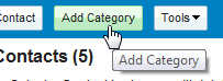 Click on "Add Category" in the Contacts tab