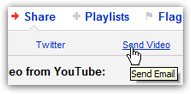 Email a video from YouTube, using your Yahoo Mail account or not