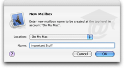 Apple Mail's new mailbox window