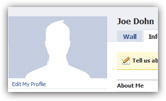 Deleted account photo displays a blank picture on your Facebook profile