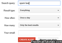 Create topical email alerts with Google!