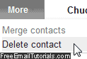 Delete duplicate contacts from your Gmail address book