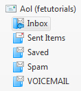 AOL Mail in Windows Live Mail