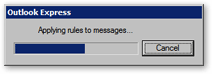Outlook Express applying rules to messages