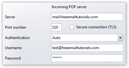 Incoming server properties in Opera Mail (M2)