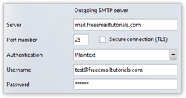 Outgoing server properties in Opera Mail (M2)