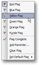 Outlook 2003's Flag menu