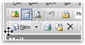 Moving toolbars in Outlook 2003