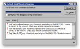 Setting up an email account in Outlook 2003: failure to test email