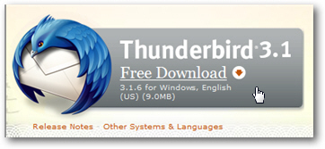 Choose your Thunderbird download language and operating system