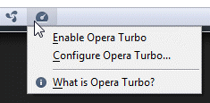 Customize Opera Turbo