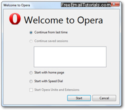 Restart Opera web browser after a crash