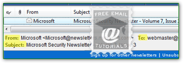 Show email headers in Windows Mail preview pane