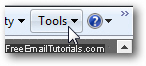 Access your Internet Explorer options from the Tools menu