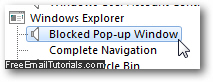 Change the popup blocker sound for Internet Explorer