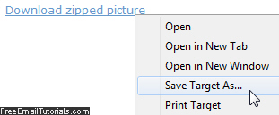 Save download to default location folder in Internet Explorer 8