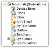 Windows Live Hotmail account in Outlook via Outlook Connector
